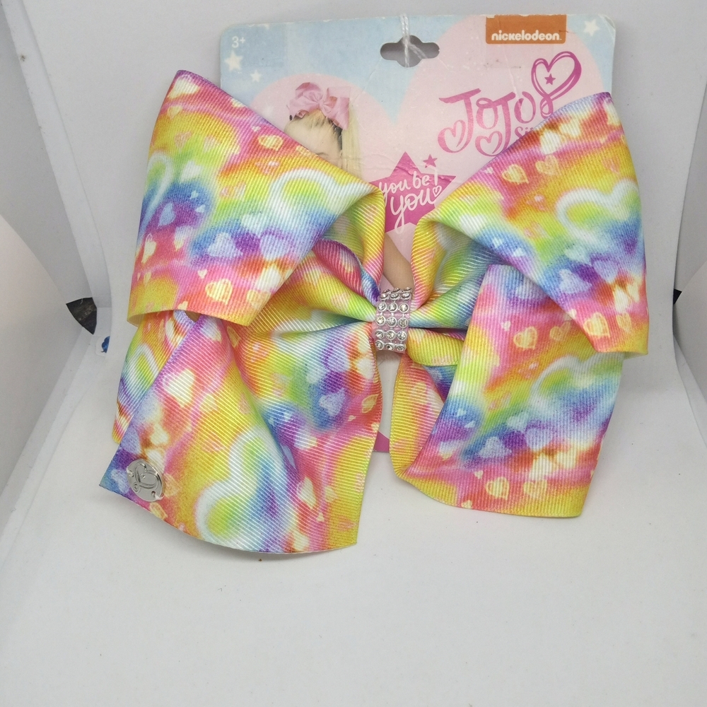 JoJo Siwa Multicolor Hair Bow with Rhinestones
